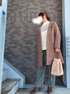 erinaさん(レディース・153cm)の冬コーディネート