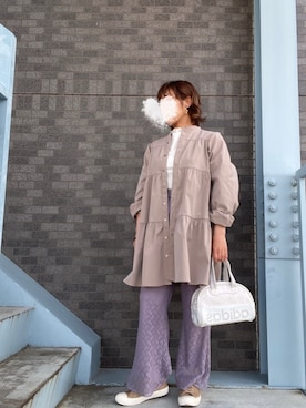 「RiNc （リンク）のアイテム（アクセサリー）」を使った、erinaさん（レディース・153cm）の春コーディネート