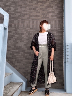 erinaさん（レディース・153cm）の夏コーディネート