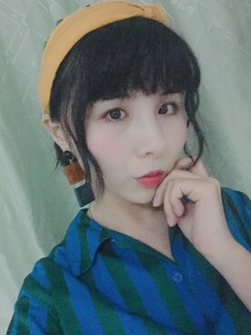 「アイテム（イヤリング）」を使った、Sofia_xixiさん（レディース・156cm・20代）の春コーディネート