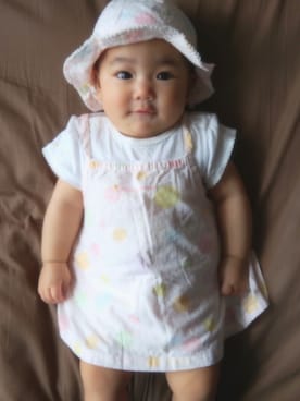 「髪の毛欲しい」｜ぽーちゃんさん（キッズ・60cm）の夏コーディネート