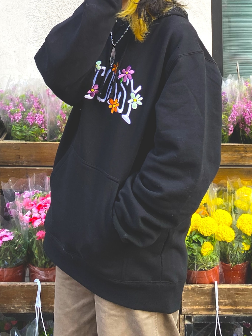STUSSY（ステューシー）の「Collegiate Floral App Hoodie（パーカー