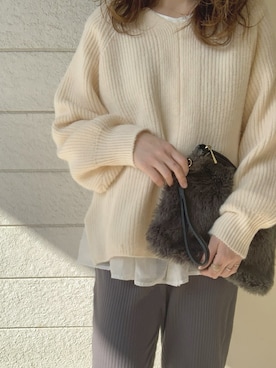 nra021さん（レディース・159cm）の冬コーディネート