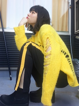 「FIG&VIPER（フィグアンドバイパー）のアイテム（ブーツ）」を使った、のんさん（レディース・164cm）の春コーディネート