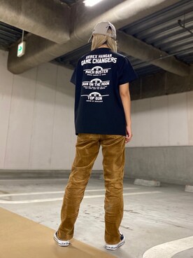 「コーディネート」｜「アイテム（キャップ）」を使った、M7さん（レディース・155cm）の夏コーディネート