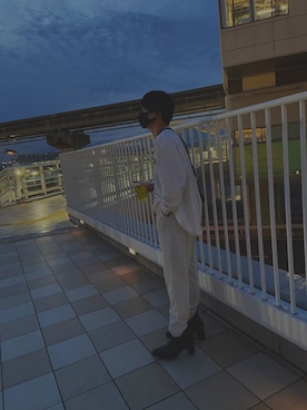 「ラブアンドピース2020」｜「アイテム（スラックス）」を使った、kosukeさん（メンズ・172cm）の秋コーディネート