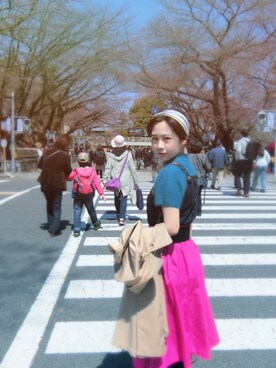 Misaさん（レディース・155cm）の春コーディネート