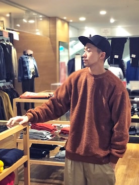 「SEVENDAYS=SUNDAY（セブンデイズサンデイ）のアイテム（トップス）」を使った、HAINEさん（メンズ・176cm）の秋コーディネート