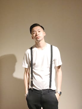 「SEVENDAYS=SUNDAY（セブンデイズサンデイ）のアイテム（パンツ）」を使った、HAINEさん（メンズ・175cm）の夏コーディネート