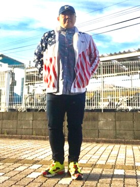 「平成最後のWEARISTAセンバツ」｜「アイテム（ナイロンジャケット）」を使った、hei-zoouさん（メンズ・170cm）の春コーディネート