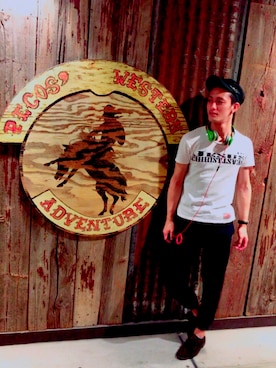 「シップス」｜「アイテム（アナログ腕時計）」を使った、TKさん（メンズ・173cm）の夏コーディネート