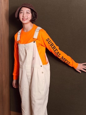 「SURREAL（シュルリアル）のアイテム（帽子）」を使った、mindselectshopさん（レディース・166cm）の冬コーディネート