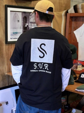 「SURREAL（シュルリアル）のアイテム（帽子）」を使った、mindselectshopさん（メンズ・172cm）の春コーディネート