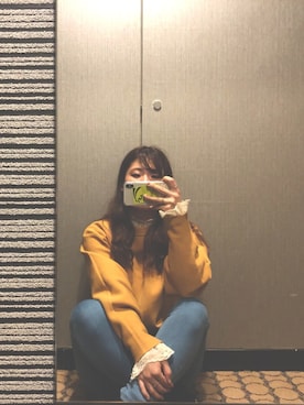 「IZRO（イズロ）のアイテム」を使った、もえぴーさん（レディース・159cm）の冬コーディネート