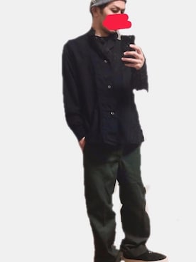 「Steven Alan（スティーブンアラン）のアイテム（ニットキャップ/ビーニー）」を使った、ユキトシさん（メンズ・165cm）の秋コーディネート