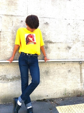 「韓国好きな人と繋がりたい」｜「アイテム（その他シューズ）」を使った、Hiroさん（メンズ・171cm）の夏コーディネート