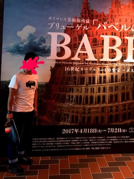 「美術館」｜ユウキさん（メンズ・165cm・20代）の夏コーディネート