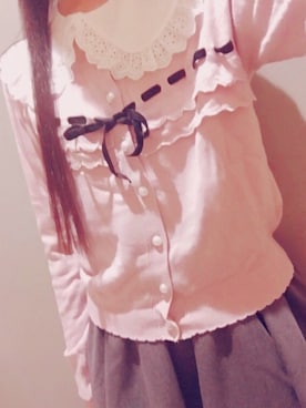 「Ank Rouge（アンクルージュ）のアイテム（カーディガン/ボレロ）」を使った、s.p.a.i.5さん（レディース・158cm）の秋コーディネート