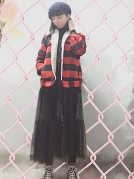 121さん（レディース・162cm）の冬コーディネート