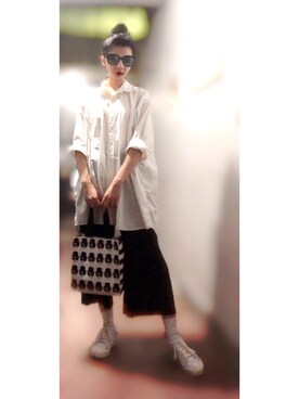 「Alice and Olivia（アリスオリヴィア）のアイテム」を使った、121さん（レディース・162cm）の春コーディネート