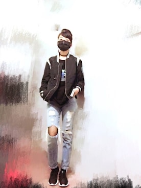 121さん（レディース・162cm）の冬コーディネート