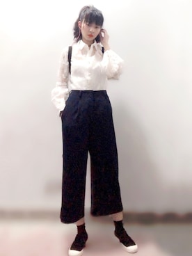 121さん（レディース・162cm）の秋コーディネート