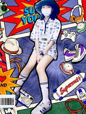 121さん（レディース・162cm）の夏コーディネート