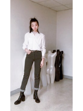 121さん（レディース・162cm）の冬コーディネート