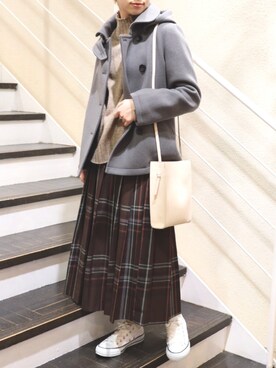 tameさん（レディース・156cm）の冬コーディネート