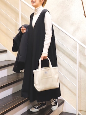 tameさん（レディース・156cm）の冬コーディネート