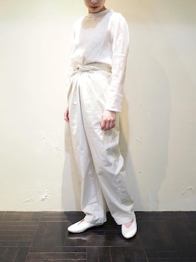 「COSMIC WONDER（コズミックワンダー）のアイテム」を使った、tameさん（レディース・156cm）の春コーディネート