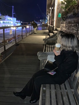 「BURBERRY（バーバリー）のアイテム（テーラードジャケット、ブラック系）」を使った、Na▹さん（レディース・154cm）の春コーディネート