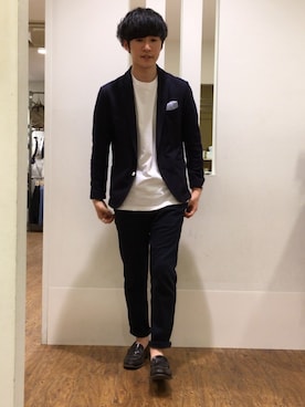 「REGAL（リーガル）のアイテム」を使った、coen   やまじさん（メンズ・172cm）の春コーディネート