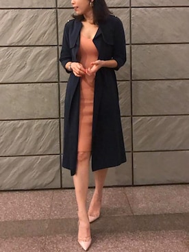 「Ted Baker（テッドベーカー）のアイテム（ジャケット/アウター）」を使った、Ashlee さん（レディース・165cm）の秋コーディネート