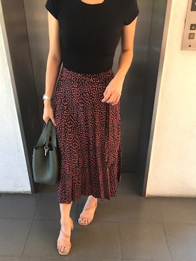 「TOPSHOP（トップショップ）のアイテム（Tシャツ/カットソー）」を使った、Ashlee さん（レディース・165cm）の春コーディネート