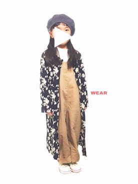 「ガウン」｜「アイテム（オールインワン・サロペット）」を使った、yuuさん（キッズ・120cm）の春コーディネート