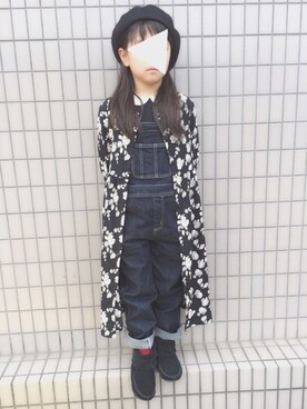 「niko and...（ニコアンド）のアイテム（ハンチング/ベレー帽）」を使った、yuuさん（キッズ・120cm）の春コーディネート