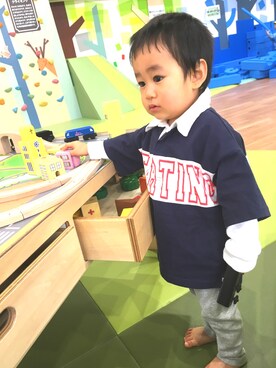 つきさん(キッズ・80cm)の春コーディネート