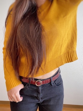 minoさん（レディース・160cm）の冬コーディネート