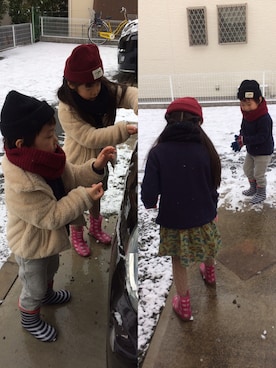 emi_mitoさん（キッズ・110cm）の冬コーディネート