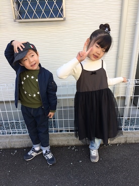 emi_mitoさん（キッズ・110cm）の冬コーディネート