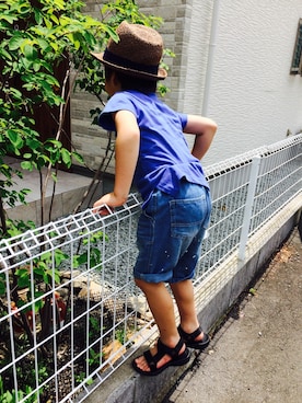 emi_mitoさん（キッズ・110cm）の夏コーディネート