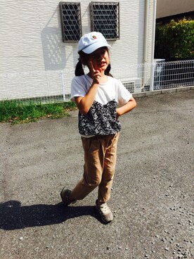 emi_mitoさん（キッズ・120cm）の夏コーディネート