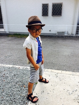 emi_mitoさん（キッズ・110cm）の夏コーディネート