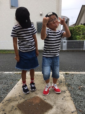 emi_mitoさん（キッズ・110cm）の夏コーディネート