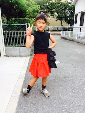 emi_mitoさん（キッズ・120cm）の夏コーディネート