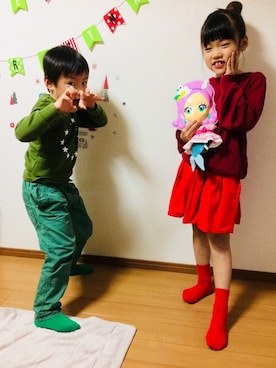 emi_mitoさん（キッズ・110cm）の秋コーディネート