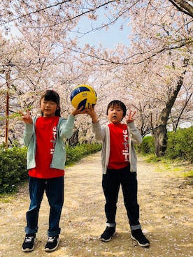 emi_mitoさん（キッズ・120cm）の春コーディネート