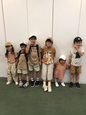 「サブレ祭り」｜emi_mitoさん（キッズ・121cm）の秋コーディネート