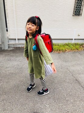 「オシャレパッソ」｜emi_mitoさん（キッズ・123cm）の秋コーディネート